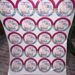 Colorful Teacher Appreciation Stickers